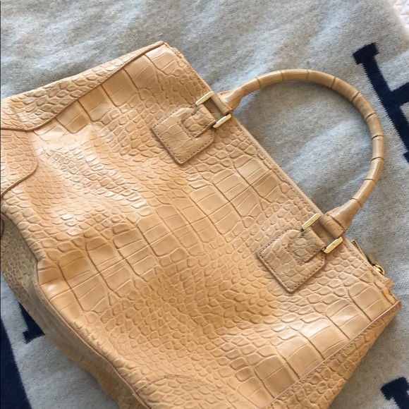 Tory Burch beige top handle bag - Picture 4 of 8